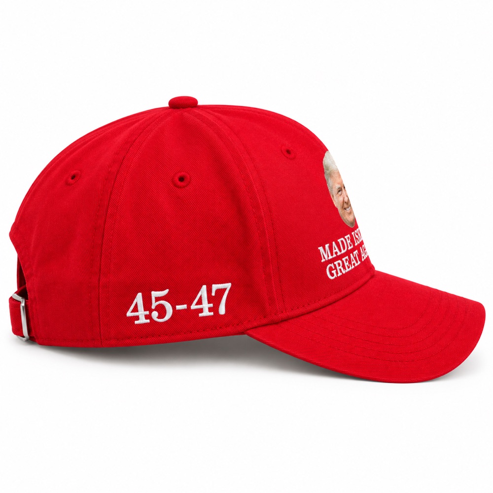 Side view showing 45–47 embroidery